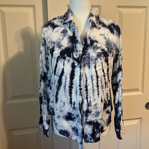 Tie dye button down